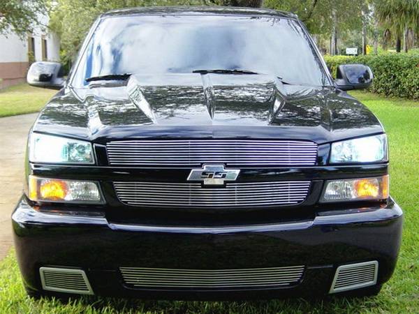 Grillcraft - Chevrolet Avalanche BG Series Black Billet Upper Grille - CHE-1505-BAC