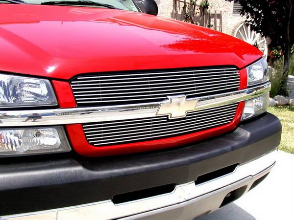 Grillcraft - Chevrolet Avalanche BG Series Black Billet Upper Grille - CHE-1505-BAO