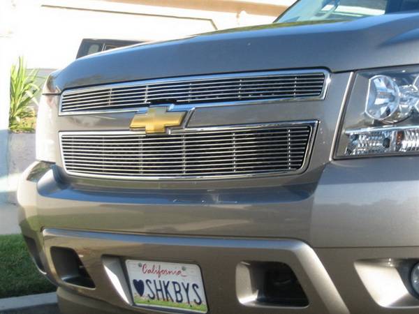 Grillcraft - Chevrolet Suburban BG Series Black Billet Upper Grille - 2PC - CHE-1507-BAO