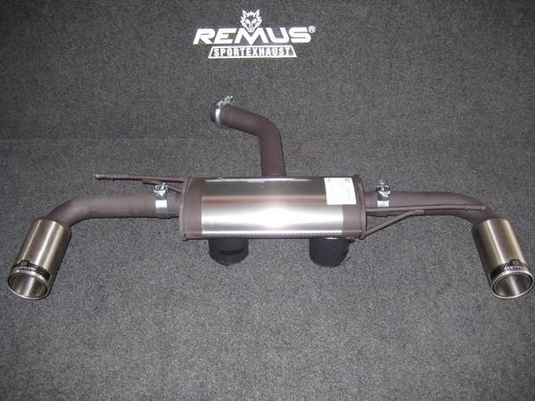 Remus - Volkswagen Golf Remus Sports Label Dual Exhaust System with Street Race Tips - 956008-1598C