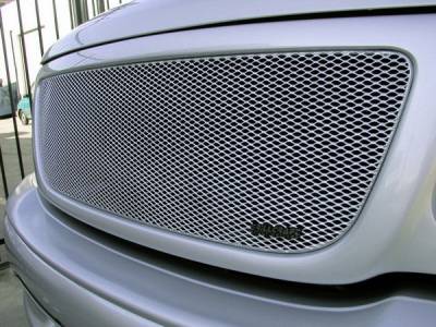 Grillcraft - Ford F150 MX Series Silver Upper Grille - FOR-1302-S