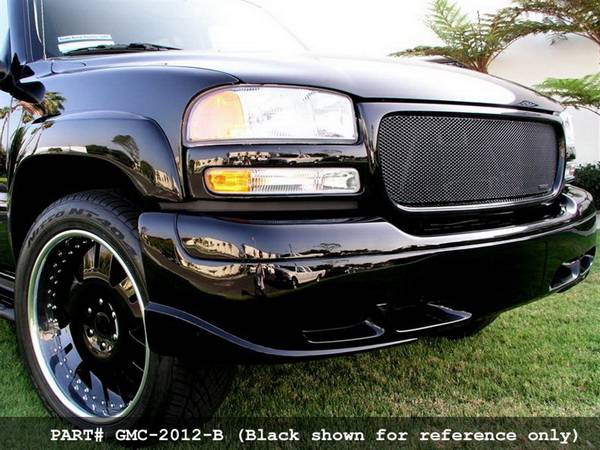 Grillcraft - GMC Sierra MX Series Black Upper Grille - GMC-2010-B