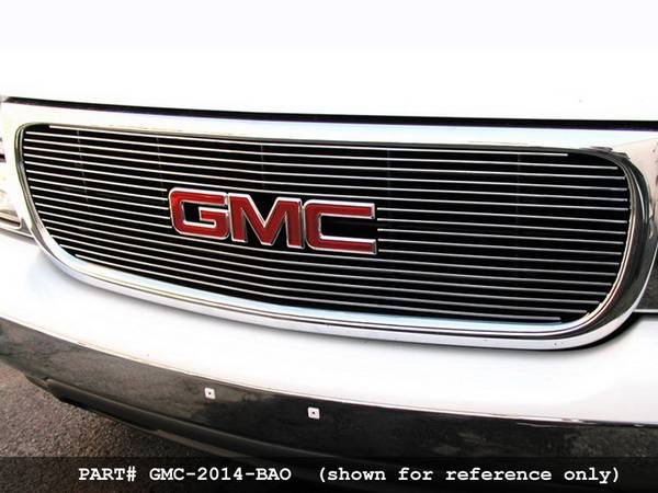 Grillcraft - GMC Sierra BG Series Black Billet Upper Grille - With Logo Cut Out - GMC-2010-BAO