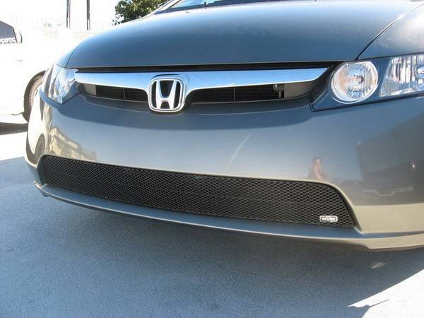 Grillcraft - Honda Civic 4DR MX Series Black Lower Grille - HON-1147-B