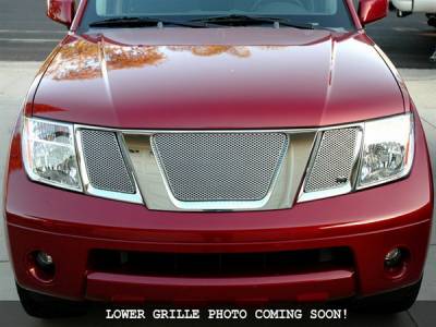 Grillcraft - Nissan Frontier MX Series Black Lower Grille - NIS-1527-B