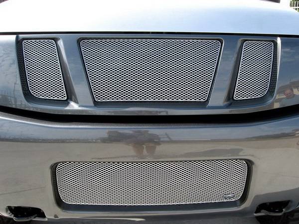 Grillcraft - Nissan Armada MX Series Silver Lower Grille - NIS-1551-S