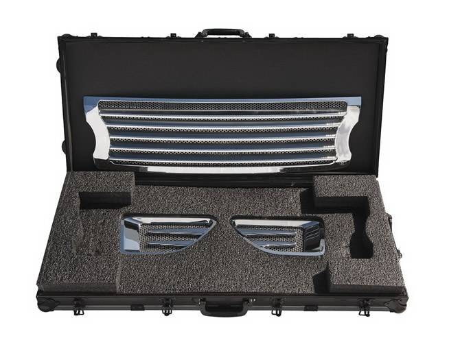 Defenderworx - Land Rover Range Rover Defenderworx Grille with Side Vents Kit - Polished - RSPPC07050
