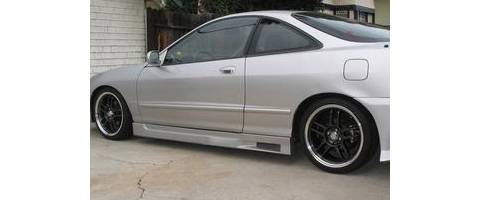 Sense - Acura Integra Sense Black Widow Style Side Skirts - BW-13S