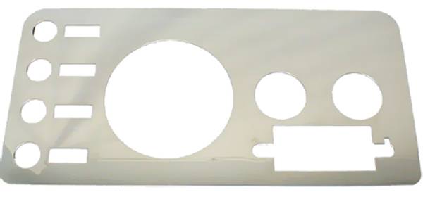 Omix - Rugged Ridge Gauge Cover - Stainless - 11124-01