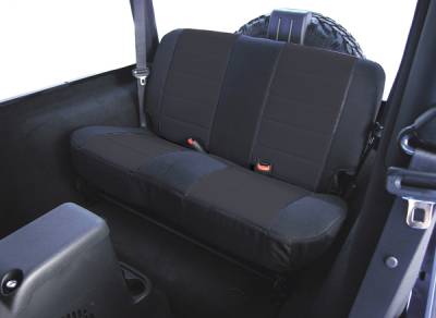 Omix - Rugged Ridge Custom Fit Poly-Cotton Seat Cover - Rear - 13281-01