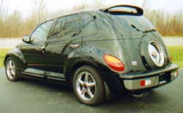 DAR Spoilers - Chrysler Pt Cruiser DAR Spoilers OEM Look Roof Wing w/o Light ABS-531