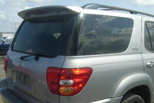 DAR Spoilers - Toyota Sequoia DAR Spoilers OEM Look Roof Wing w/ Light ABS-536