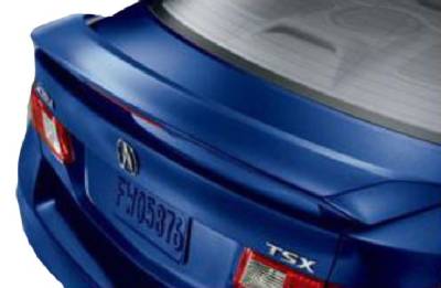 DAR Spoilers - Acura TSX DAR Spoilers OEM Look 3 Post Wing w/ Light ABS-543