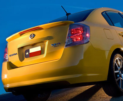 DAR Spoilers - Nissan Sentra Se-R DAR Spoilers OEM Look Flush Wing w/ Light ABS-706