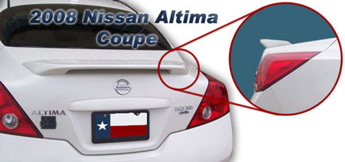 DAR Spoilers - Nissan Altima Coupe DAR Spoilers Custom 3 Post Wing w/o Light ABS-710
