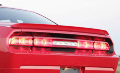 DAR Spoilers - Dodge Challenger DAR Spoilers OEM Look Flush Wing w/o Light ABS-732
