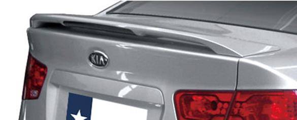 DAR Spoilers - Kia Forte Sedan DAR Spoilers OEM Look 3 Post Wing w/ Clear Light ABS-742