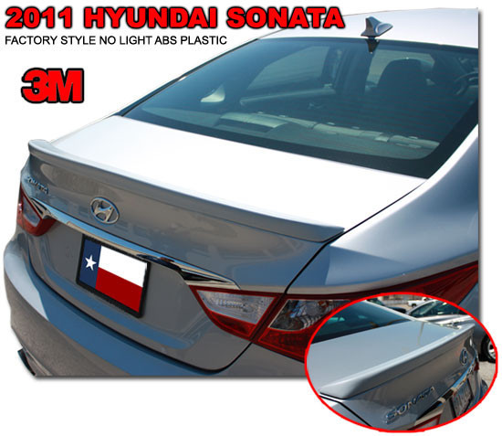 DAR Spoilers - Hyundai Sonata DAR Spoilers OEM Look Trunk Lip Wing w/o Light ABS-743