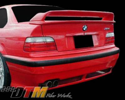 DTM Fiberwerkz - BMW 3 Series DTM Fiberwerkz LTW Style Low Spoiler - E36LTWLOW
