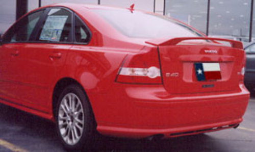 DAR Spoilers - Volvo S40 DAR Spoilers OEM Look 3 Post Wing w/o Light FG-001