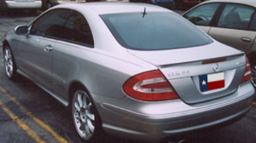 DAR Spoilers - Mercedes CLK55 DAR Spoilers OEM Look Trunk Lip Wing w/o Light FG-009