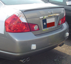 DAR Spoilers - Infiniti M35/45 DAR Spoilers OEM Look Trunk Lip Wing w/o Light FG-040