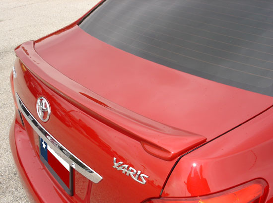DAR Spoilers - Toyota Yaris 4-Dr DAR Spoilers Custom Trunk Lip Wing w/o Light FG-058