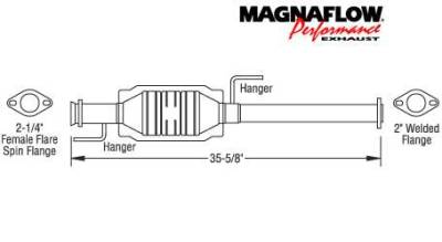 MagnaFlow - MagnaFlow Direct Fit Catalytic Converter - 22626