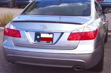DAR Spoilers - Hyundai Genesis Sedan DAR Spoilers Custom Trunk Lip Wing w/o Light FG-221