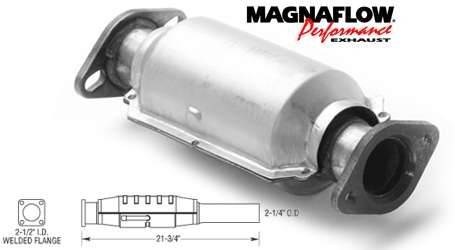 MagnaFlow - MagnaFlow Direct Fit Rear Catalytic Converter - 23235