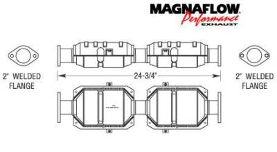 MagnaFlow - MagnaFlow Direct Fit Catalytic Converter - 23250