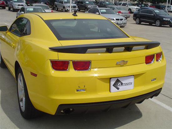 DAR Spoilers - Chevrolet Camaro "Sawtooth" DAR Spoilers Custom 3 Post Wing w/o Light FG-252