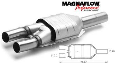 MagnaFlow - MagnaFlow Direct Fit Rear Catalytic Converter - 23286