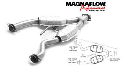 MagnaFlow - MagnaFlow Direct Fit Y-Pipe Catalytic Converter - 23338