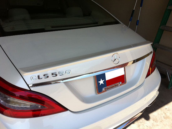 DAR Spoilers - Mercedes CLS DAR Spoilers OEM Look Trunk Lip Wing w/o Light FG-289