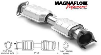 MagnaFlow - MagnaFlow Direct Fit Front & Rear Catalytic Converter - 23387