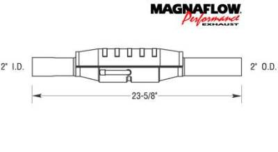 MagnaFlow - MagnaFlow Direct Fit Catalytic Converter - 23401