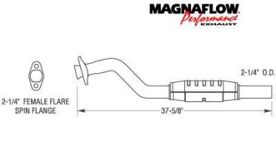 MagnaFlow - MagnaFlow Direct Fit Catalytic Converter - 23420