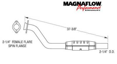 MagnaFlow - MagnaFlow Direct Fit Catalytic Converter - 23422