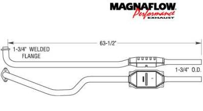 MagnaFlow - MagnaFlow Direct Fit Catalytic Converter - 23428