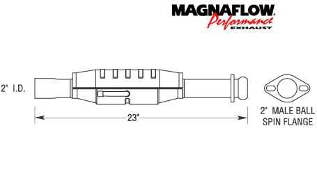 MagnaFlow - MagnaFlow Direct Fit Catalytic Converter - 23443