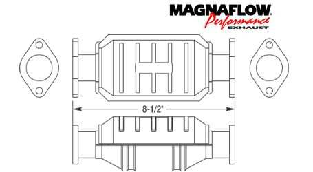 MagnaFlow - MagnaFlow Direct Fit Catalytic Converter - 23656