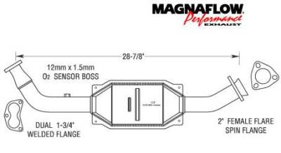 MagnaFlow - MagnaFlow Direct Fit Catalytic Converter - 23824