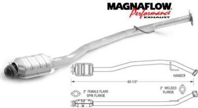 MagnaFlow - MagnaFlow Direct Fit Rear Catalytic Converter - 23863