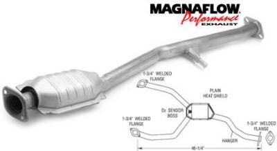 MagnaFlow - MagnaFlow Direct Fit Rear Catalytic Converter - 23872