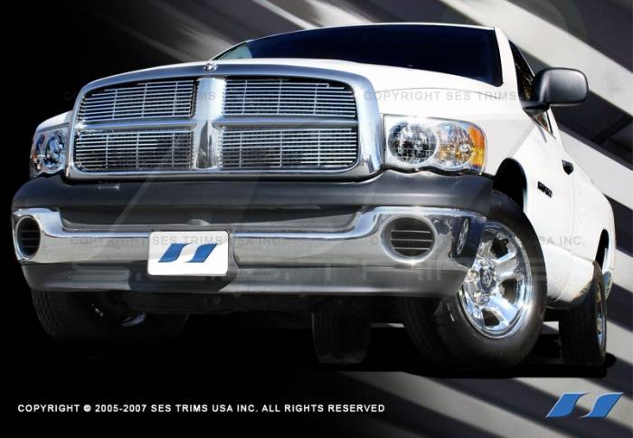 SES Trim - Dodge Ram SES Trim Billet Grille - 304 Chrome Plated Stainless Steel - CG102