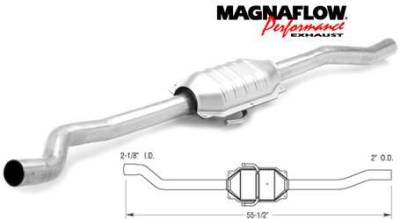 MagnaFlow - MagnaFlow Direct Fit Rear Catalytic Converter - 93247
