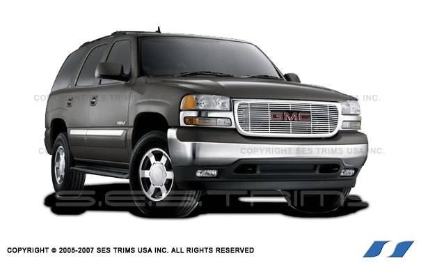 SES Trim - GMC Sierra SES Trim Billet Grille - 304 Chrome Plated Stainless Steel - CG105