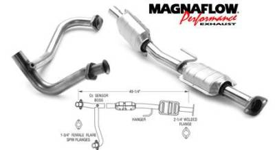 MagnaFlow - MagnaFlow Direct Fit Front & Rear Catalytic Converter - 93304