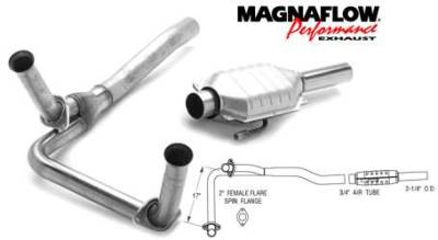 MagnaFlow - MagnaFlow Direct Fit Front & Rear Catalytic Converter - 93305